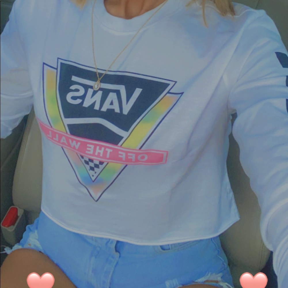 Vans cropped tee